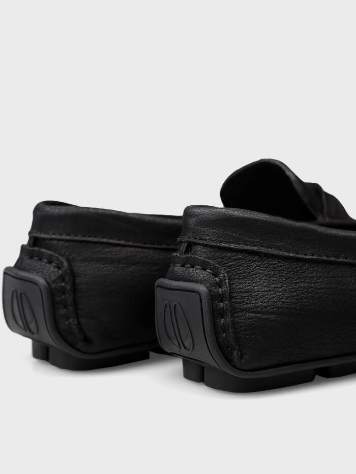 Genuine Leather Slip-on Lofter Peas Casual Shoes Men - Image 2