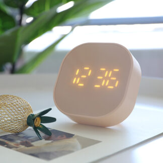 European-style Creative Timing Smart Little Alarm Clock Square Mini