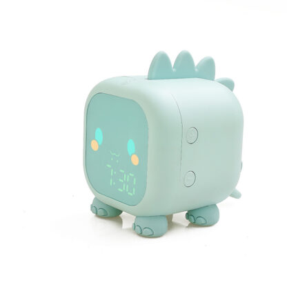 Children'S Creative Electronic Clock, Cartoon Dinosaur Small Alarm Clock, Wake Up Light, Sound Control Alarm Clock - Image 5