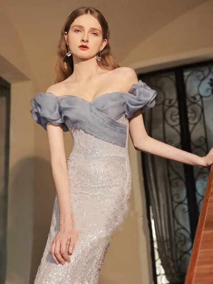 Women's Fashionable Personalized Fishtail Dress Bride - Image 5