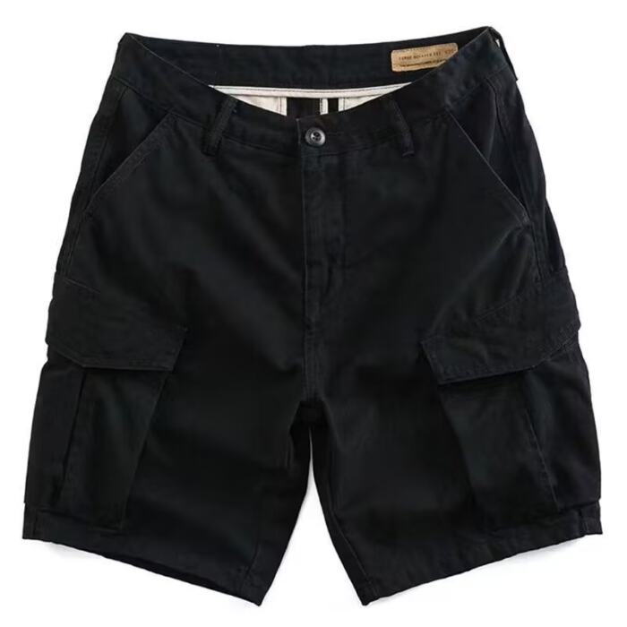 Workwear Casual Men's Loose Summer All-matching Straight Fifth Pants - Image 5