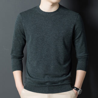 Men's Fashion Casual Pure Cashmere Knitted Bottoming Shirt