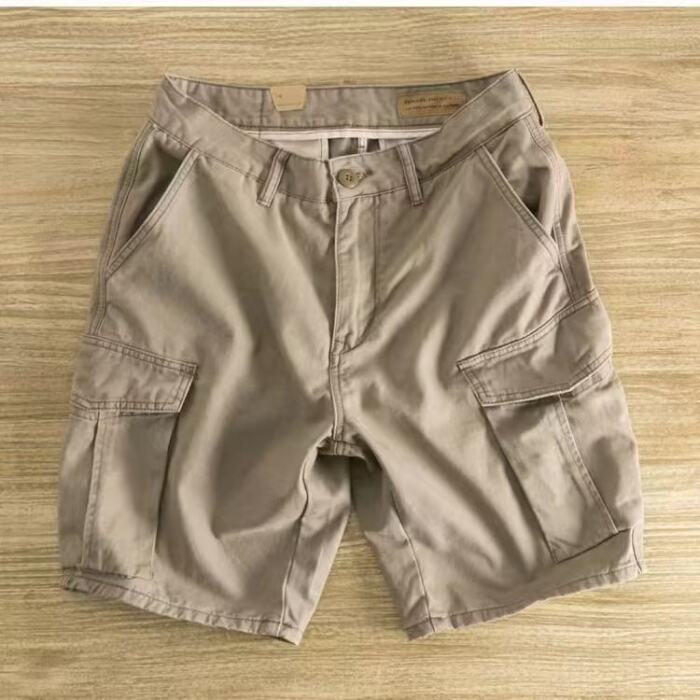 Workwear Casual Men's Loose Summer All-matching Straight Fifth Pants - Image 7