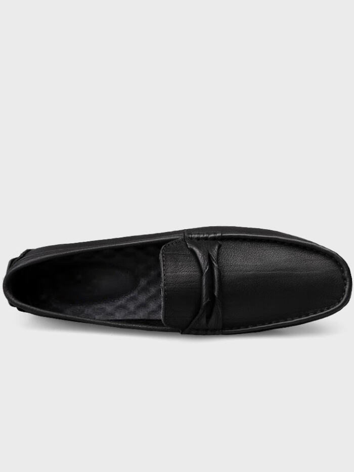 Genuine Leather Slip-on Lofter Peas Casual Shoes Men - Image 5