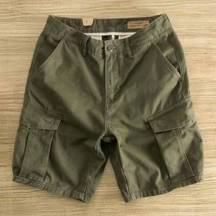 Workwear Casual Men's Loose Summer All-matching Straight Fifth Pants - Image 4