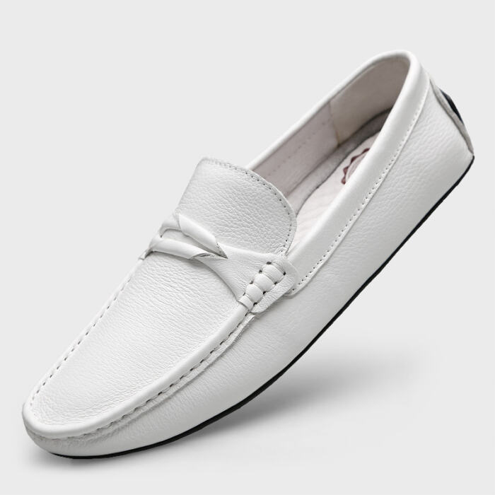 Genuine Leather Slip-on Lofter Peas Casual Shoes Men - Image 4