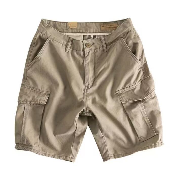 Workwear Casual Men's Loose Summer All-matching Straight Fifth Pants - Image 6