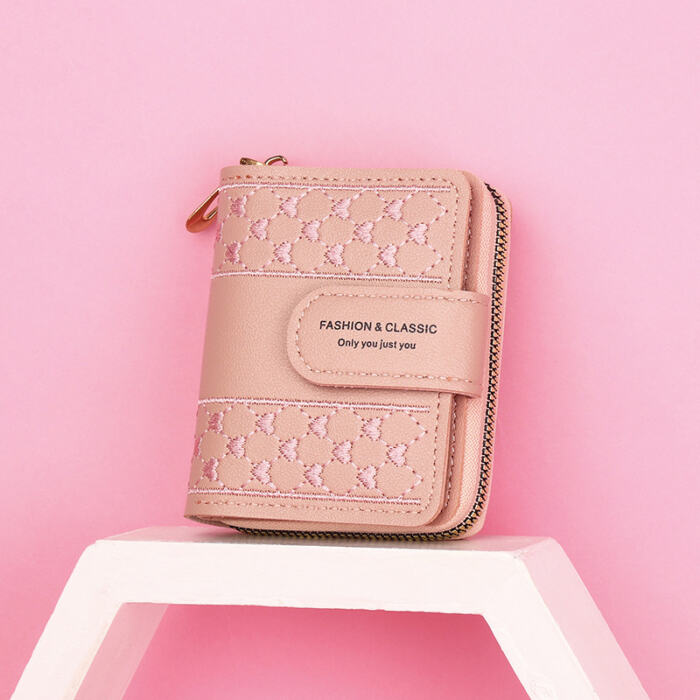 Short Large Capacity Zipper Coin Purse All-match Love - Image 7