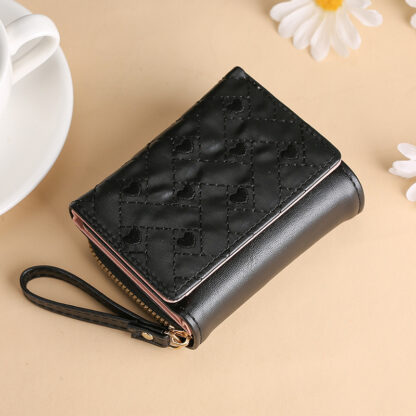 Short Style Small Purse Embroidery Coin Purse Multi-card Buckle Zipper Purse - Image 6