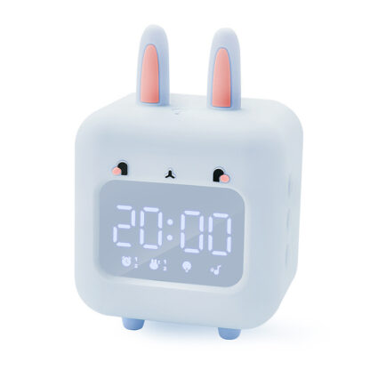 Children's Rabbit-shaped Musical Clock With Night Light - Image 4