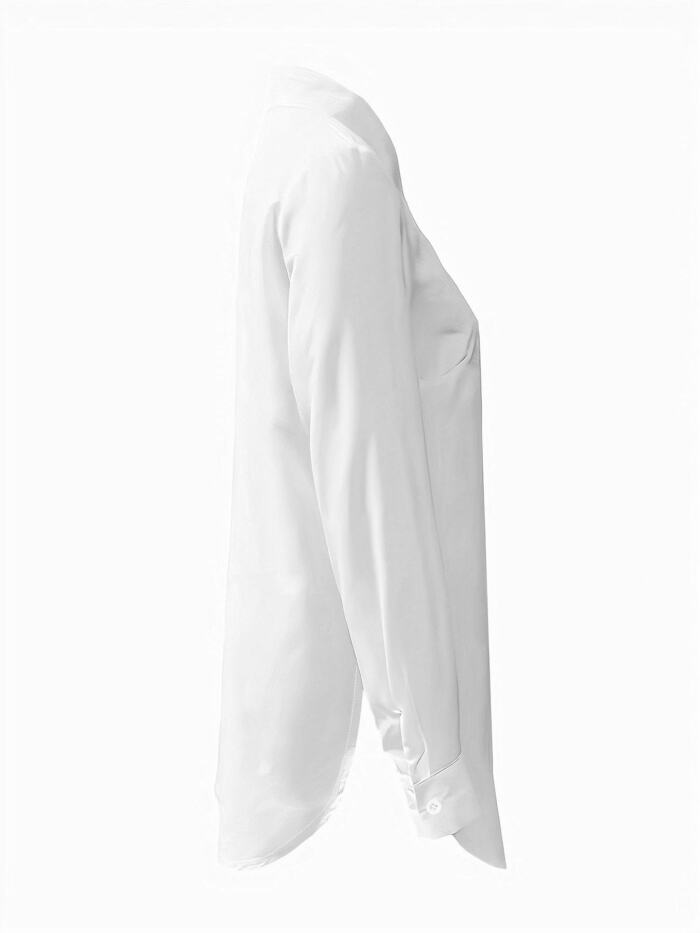 Long And Simple Casual Shirts Can Be Worn In Four Seasons. - Image 2