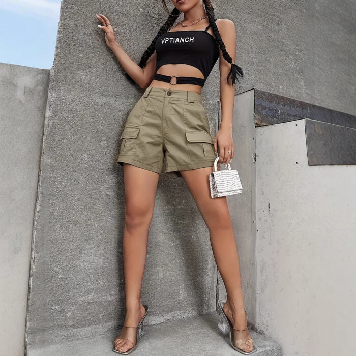 Straight Cargo Casual Loose Wide-leg Pants - Image 2
