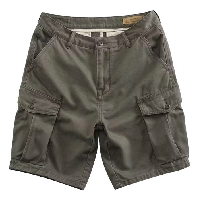 Workwear Casual Men's Loose Summer All-matching Straight Fifth Pants - Image 3