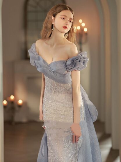 Women's Fashionable Personalized Fishtail Dress Bride - Image 3
