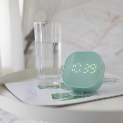 European-style Creative Timing Smart Little Alarm Clock Square Mini - Image 5