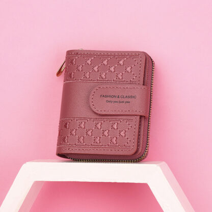 Short Large Capacity Zipper Coin Purse All-match Love - Image 6