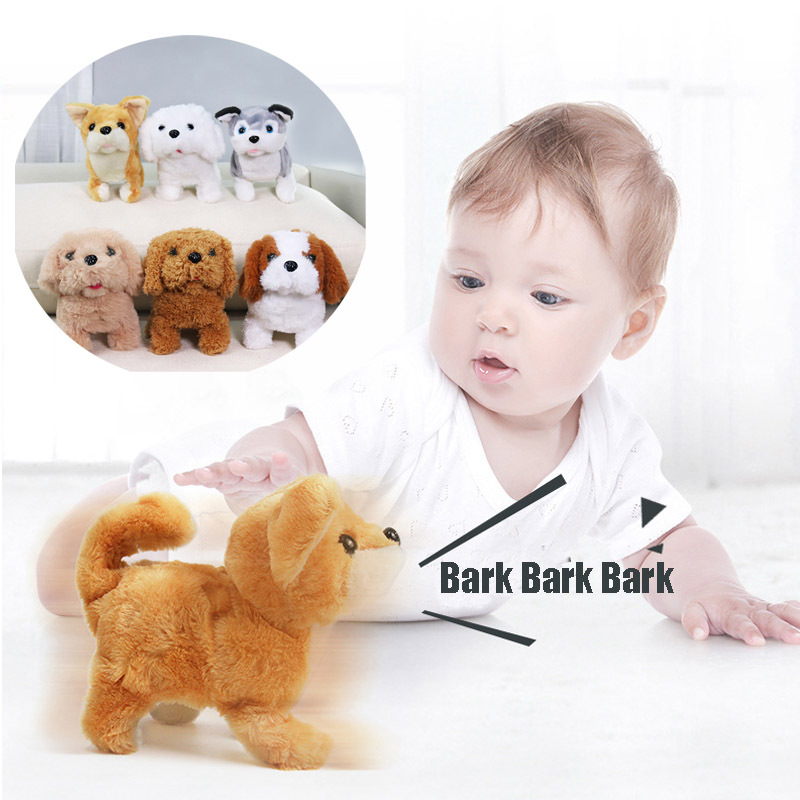 Children’s Electric Animal Plush Toys Corgi Teddy Bunny