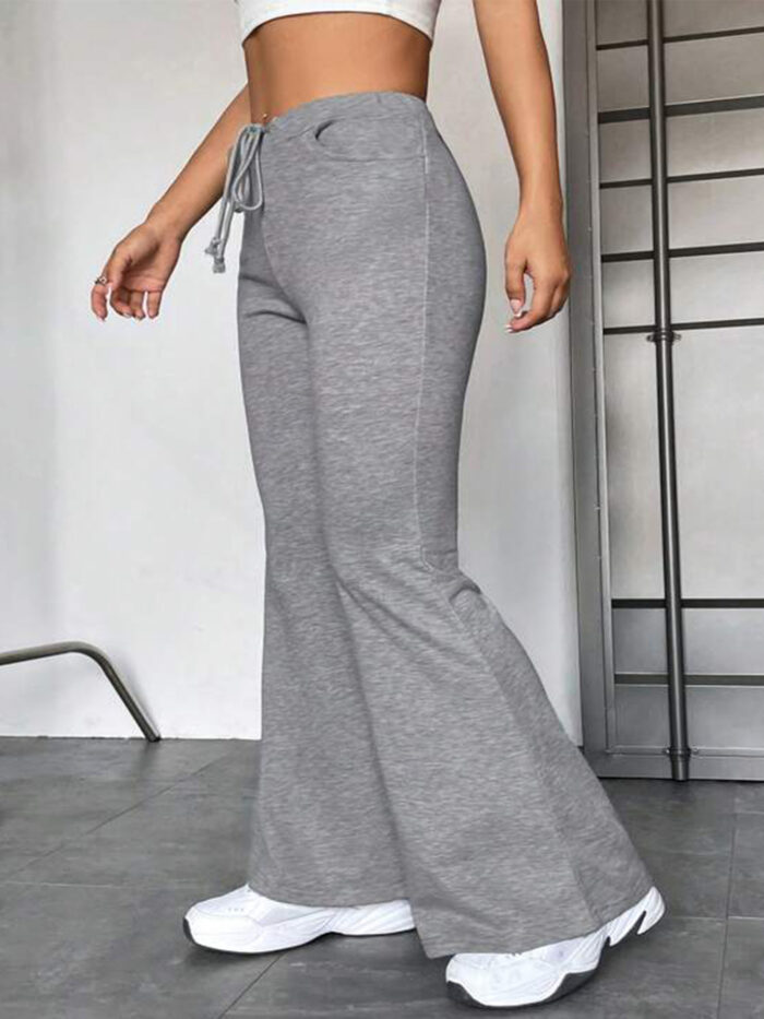 European And American Stitching Yoga Exercise Pants Outdoor Casual Flared Pants - Image 4