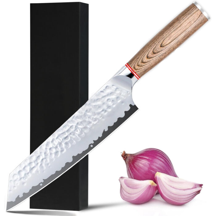 Chef Knife, Kiritsuke Knife, Santoku Knife, Boning Knife, Japanese Sharp Vegetable Knife Professional Slicing Knife With Rosewood Handle And Gift Box - Image 4