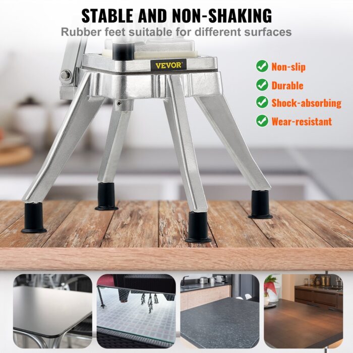 Blade Heavy Duty Professional Food Dicer Kattex French Fry Cutter Onion Slicer Stainless Steel For Tomato Peppers Potato Mushroom - Image 7