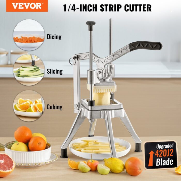 Blade Heavy Duty Professional Food Dicer Kattex French Fry Cutter Onion Slicer Stainless Steel For Tomato Peppers Potato Mushroom - Image 4