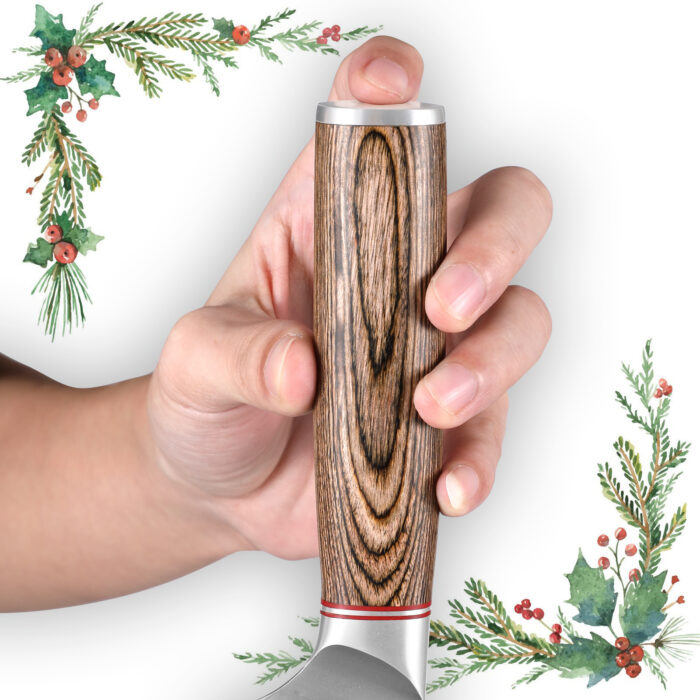 Chef Knife, Kiritsuke Knife, Santoku Knife, Boning Knife, Japanese Sharp Vegetable Knife Professional Slicing Knife With Rosewood Handle And Gift Box - Image 7